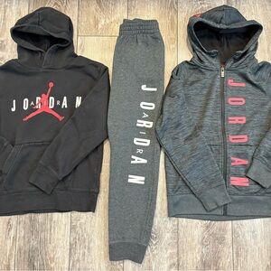 Air Jordan Hoodies & Jogger Set- Size M (10-12)